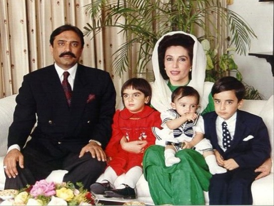 familia de benazir bhutto