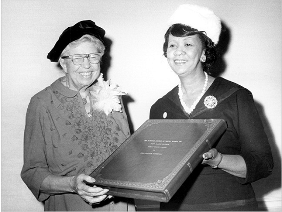 dorothy con eleanor roosevelt